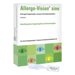 ALLERGO-VISION sine 0,25 mg/ml AT v jednodávkovom obale, 10X0,4 ml