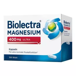 BIOLECTRA Horčík 400 mg ultra kapsuly, 100 ks