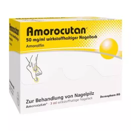 AMOROCUTAN 50 mg/ml liečivý lak na nechty, 3 ml