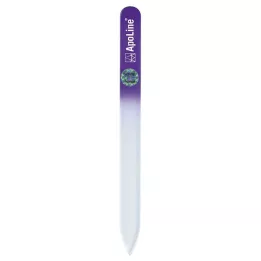 APOLINE Pilník sklenený 9 cm fialový, 1 ks