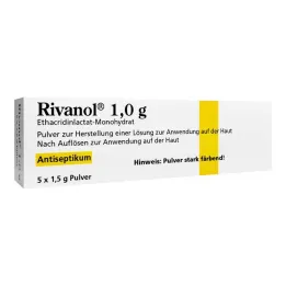 Rivanol 1,0 g prášok, 5 ks