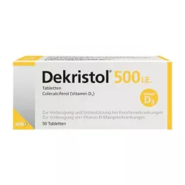 DEKRISTOL 500 IU tablety, 50 ks