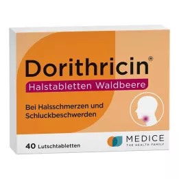 DORITHRICIN Pastilky do hrdla Wild Berry, 40 ks
