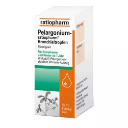 PELARGONIUM-RATIOPHARM Bronchiálne kvapky, 20 ml
