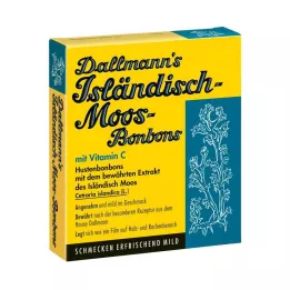 DALLMANNS Islandské machové bonbóny, 20 ks
