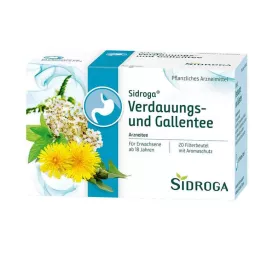 SIDROGA Filtračné vrecká na trávenie a žlčník, 20 x 2,0 g