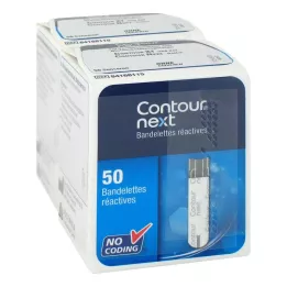 CONTOUR Testovacie prúžky Next Sensors, 100 ks