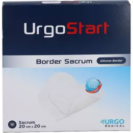 URGOSTART Border Sacrum 20x20 cm penový obväz na rany, 5 ks