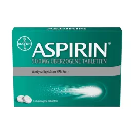 ASPIRIN 500 mg obalené tablety, 8 ks