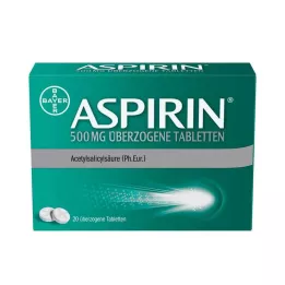 ASPIRIN 500 mg obalené tablety, 20 ks