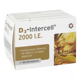 D3-INTERCELL 2 000 IU kapsuly, 180 ks