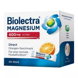 BIOLECTRA Horčík 400 mg ultra Direct Orange, 40 ks