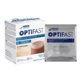 OPTIFAST domáci nápojový čokoládový prášok, 8X55 g