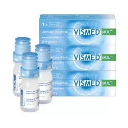 VISMED MULTI Očné kvapky, 3x10 ml