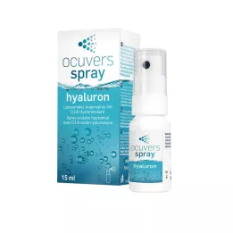 OCUVERS sprej hyalurónový očný sprej s kyselinou hyalurónovou, 15 ml