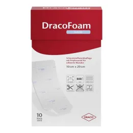Dracofoam Infection Foam Kryt na rany 10x20cm, 10 ks