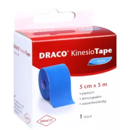 DRACO KINESIOTAPE 5 cm x 5 m tyrkysová, 1 kus