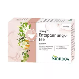 SIDROGA Wellness relaxačné filtračné vrecká na čaj, 20X1,75 g