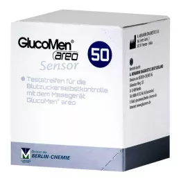 GLUCOMEN areo Sensor testovacie prúžky, 50 ks