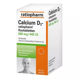 CALCIUM D3-ratiopharm žuvacie tablety, 100 ks