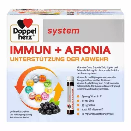 DOPPELHERZ Ampulky systému Immun+Aronia, 30 ks