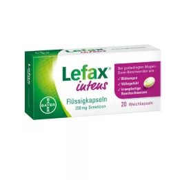 LEFAX intens tekuté kapsuly 250 mg simethicone, 20 ks
