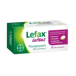 LEFAX intens tekuté kapsuly 250 mg simethicone, 50 ks