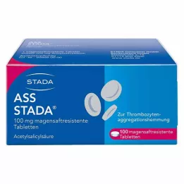 ASS STADA 100 mg gastrorezistentné tablety, 100 ks