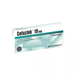 CEFAZINK 10 mg filmom obalené tablety, 60 ks