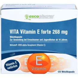 VITAMIN E FORTE 400 IU mäkké kapsuly, 120 ks
