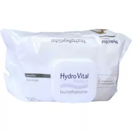 HYDROVITAL Vlhčené obrúsky s bambuckým maslom, 80 kusov