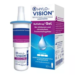 HYLO-VISION SafeDrop Gel očné kvapky, 10 ml