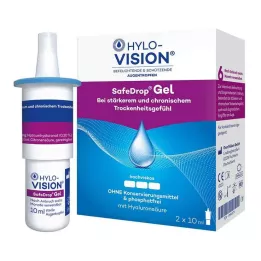 HYLO-VISION SafeDrop Gel očné kvapky, 2X10 ml