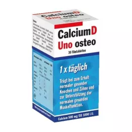 CALCIUM D Uno osteo filmom obalené tablety, 30 ks