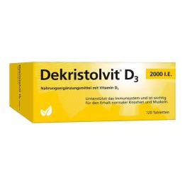 DEKRISTOLVIT D3 2 000 IU tablety, 120 ks