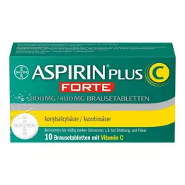 ASPIRIN plus C forte 800 mg/480 mg šumivé tablety, 10 ks