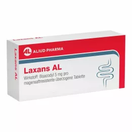 LAXANS AL gastrorezistentné obalené tablety, 10 ks