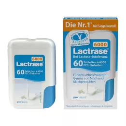 LACTRASE 6 000 tabliet FCC v klikacom dávkovači, 60 ks