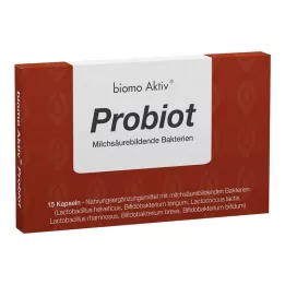 BIOMO Aktívne kapsuly Probiot, 15 ks