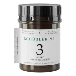 SCHÜSSLER No.3 Ferrum phosphoricum D 12 tabliet, 400 ks