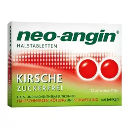 NEO-ANGIN Pastilky do krku Čerešňa