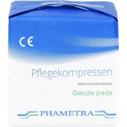 PFLEGEKOMPRESSEN Flís 10x10 cm nesterilný 4-vrstvový, 100 ks