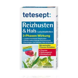 TETESEPT Suchý kašeľ &amp; Krčné pastilky, 20 ks