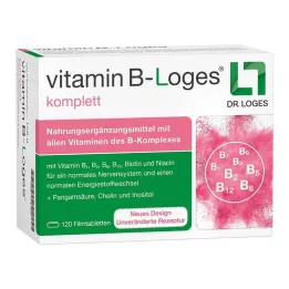 VITAMIN B-LOGES kompletné filmom obalené tablety, 120 ks