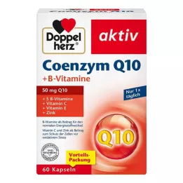 DOPPELHERZ Kapsuly s vitamínom Koenzým Q10+B, 60 ks