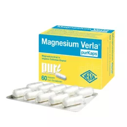 MAGNESIUM VERLA vegánske kapsuly purKaps na perorálne použitie, 60 ks