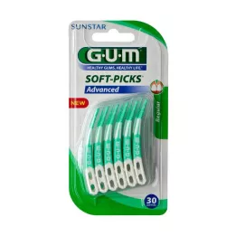 GUM Soft Picks Advanced regular, 30 ks