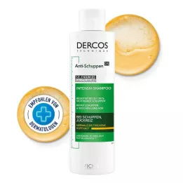 VICHY DERCOS Šampón proti lupinám na suchú pokožku hlavy, 200 ml