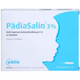 PÄDIASALIN 3% inhalačné ampulky, 20 ks