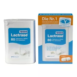 LACTRASE 18 000 FCC tabliet v dávkovacom dvojbalení, 2X40 ks